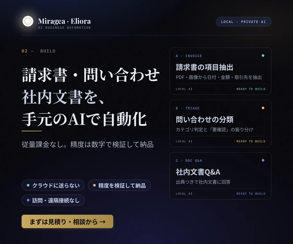 業務自動化の構築のサービス紹介画像